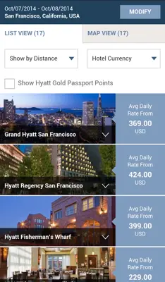 Hyatt android App screenshot 2